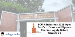 BCU Admissions 2025 Open For Certificate and Diploma Courses